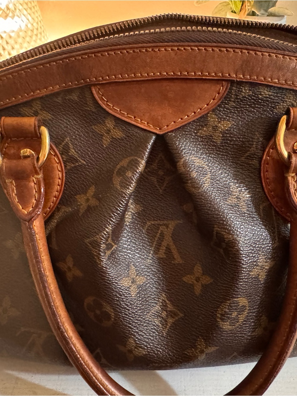 Louis Vuitton Monogram Canvas Tote in Brown and Golden Monogram - Picture 4 of 8